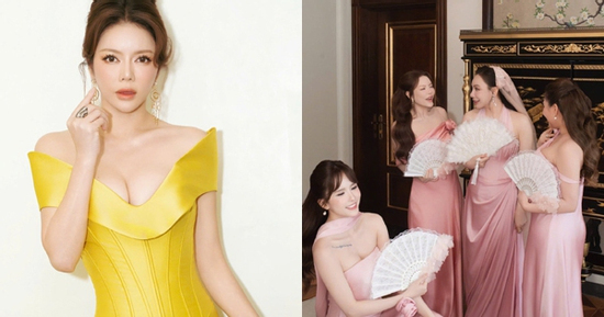 Sắc vóc 'nữ đại gia' Vbiz sở hữu bộ kim cương khủng vừa nhận được hoa cưới trong hôn lễ Hồ Quỳnh Hương