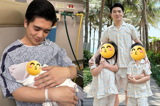 Con trai bầu Hiển bất ngờ khoe lên chức bố lần 3, danh tính người mẹ gây chú ý