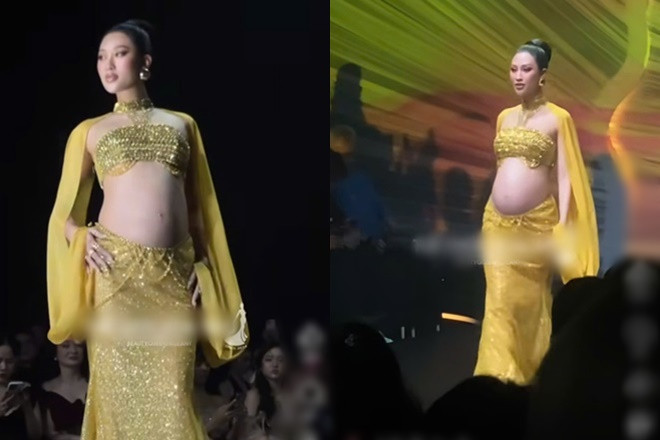 Sao nữ Vbiz gây chấn động với màn công khai bụng bầu to tướng giữa sự kiện