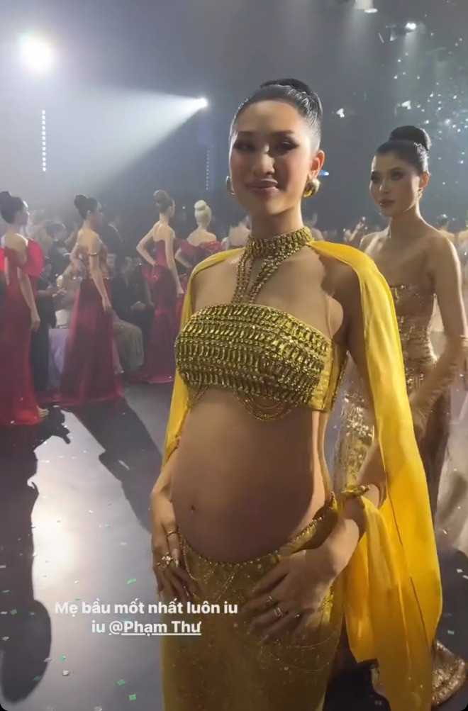 Sao nữ Vbiz gây chấn động với màn công khai bụng bầu to tướng giữa sự kiện