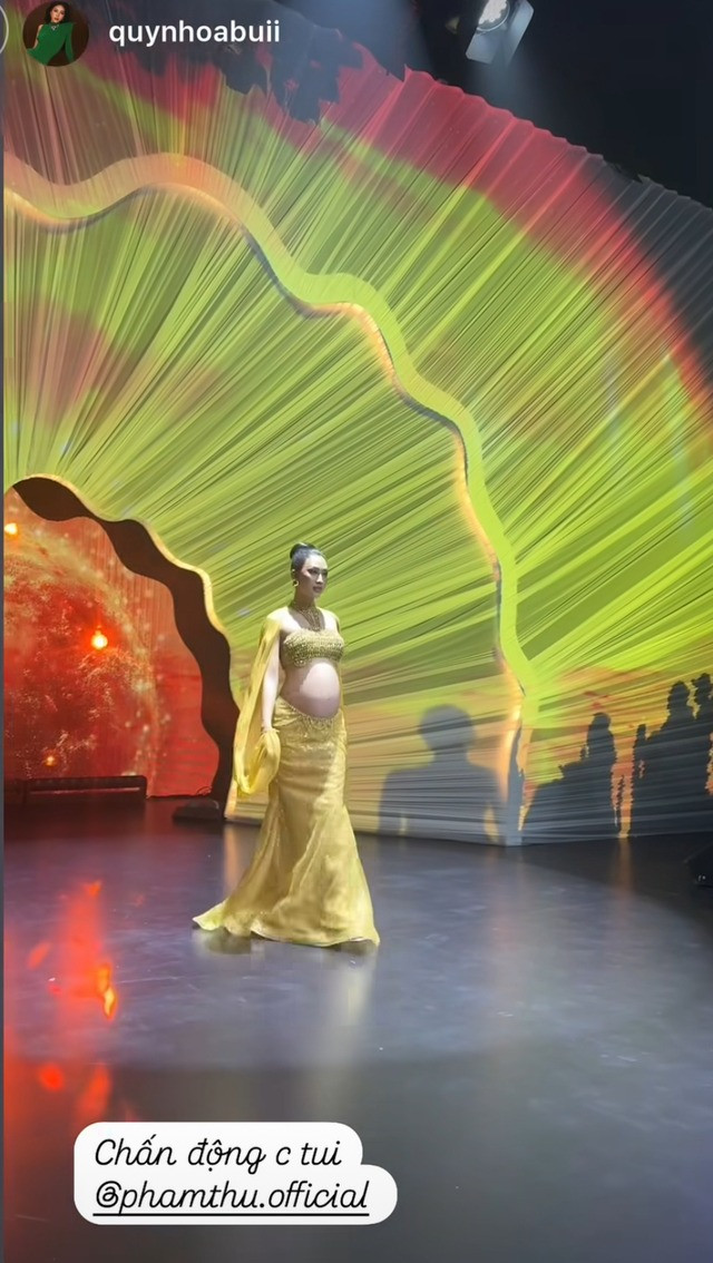 Sao nữ Vbiz gây chấn động với màn công khai bụng bầu to tướng giữa sự kiện