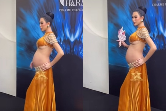 Sao nữ Vbiz gây chấn động với màn công khai bụng bầu to tướng giữa sự kiện