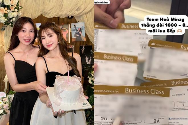 Trợ lý Hòa Minzy thắng đời vô cực Sinh nhật được nữ ca sĩ tặng quà khủng