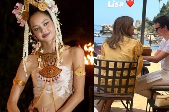 Bức ảnh thân mật thổi bùng nghi vấn Lisa (BLACKPINK) 'dựa hơi' bạn trai tài phiệt để mua giải