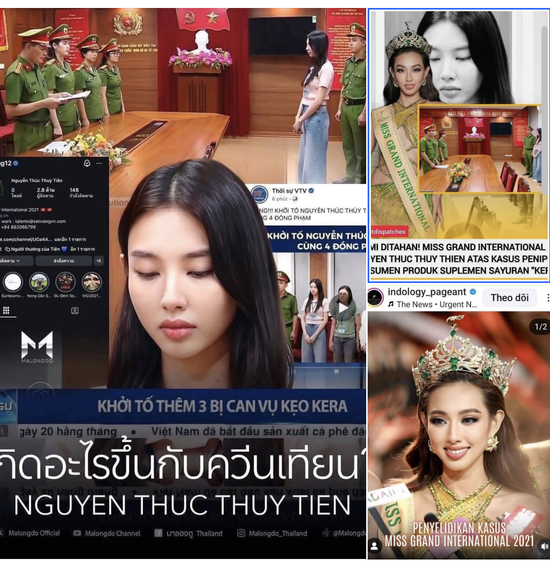 Truyền thông quốc tế chấn động vì Hoa hậu Thuỳ Tiên bị bắt