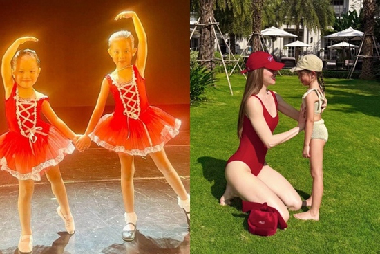 Ái nữ nhà Hồ Ngọc Hà khoe đôi chân dài 'cực phẩm' khi múa ballet