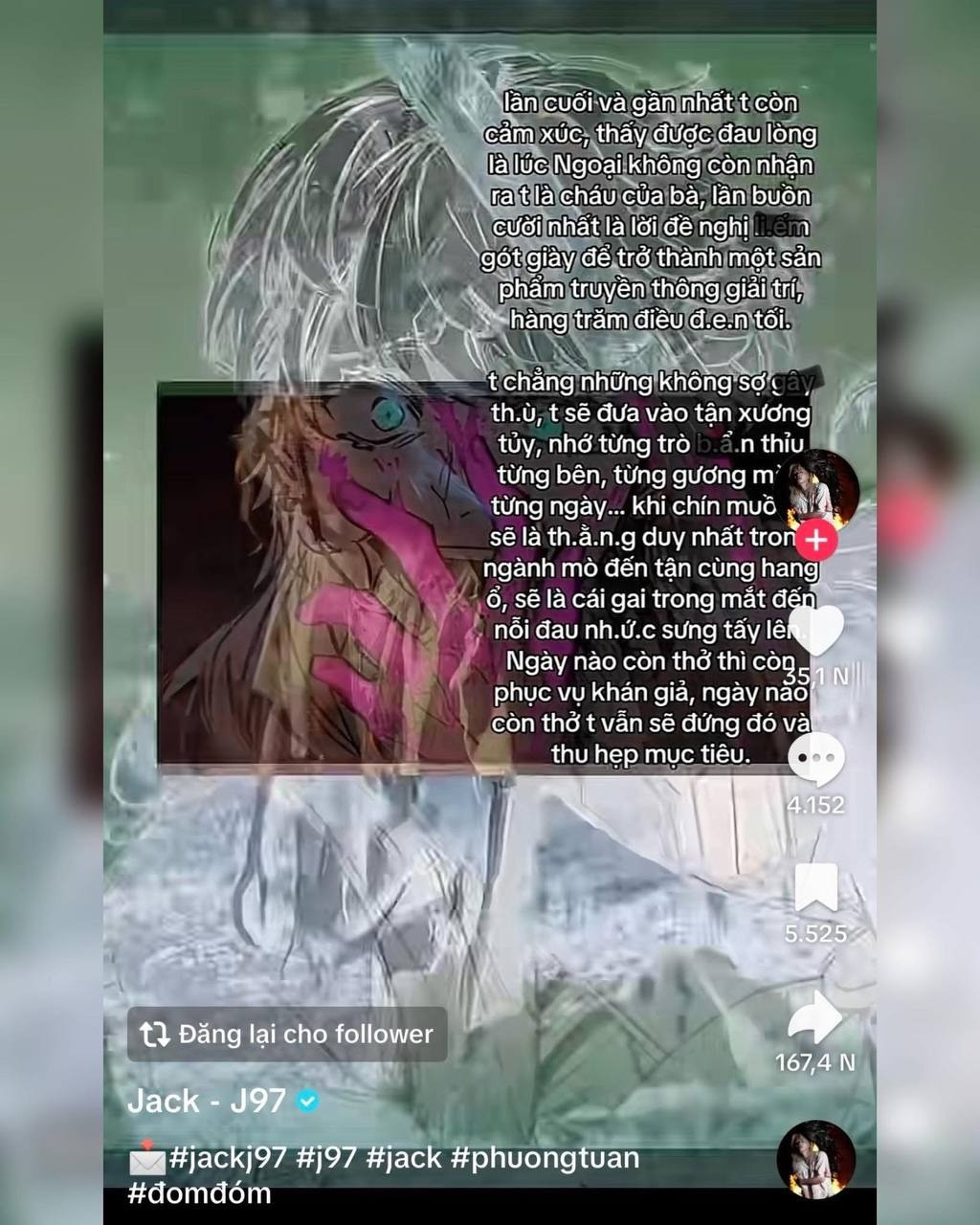 Jack bất ngờ tâm sự về quá khứ những nỗi đau trong sự nghiệp