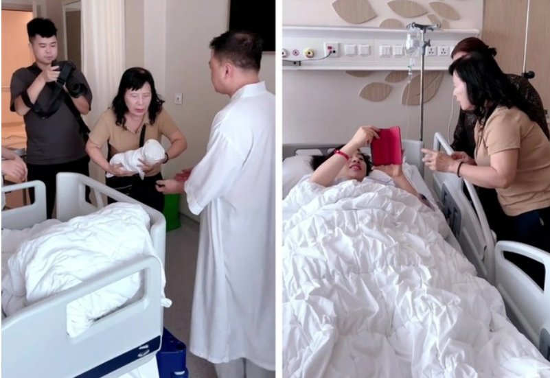 Phương Oanh bị mẹ chồng nhắc nhở giữa nơi đông người phản ứng người đẹp gây chú ý