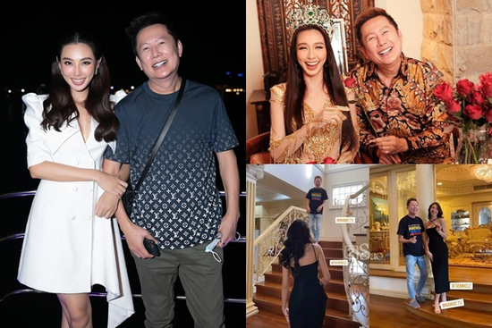 Thùy Tiên từng thân thiết, đến tận nhà ông Nawat dùng cơm tối