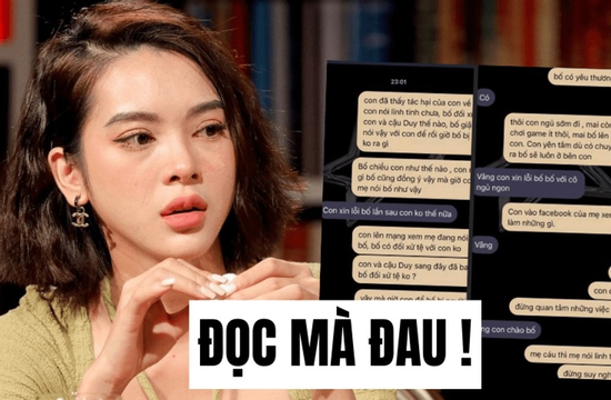 Tôi sốc nghẹn khi đọc tin nhắn con trai Quỳnh Lương gửi bố: Khi một đứa trẻ lặp lại 3 từ này, có gì đó đã sai nghiêm trọng rồi!
