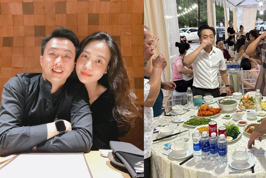 Cường Đô La về quê vợ ăn cỗ, tự tin 'cân cả xóm'