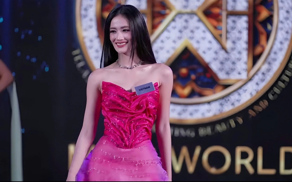 Hoa hậu Ý Nhi trượt top 8 phần thi Top Model ở Miss World 2025 hoa hau Y nhi truot top 8 phan thi top model o miss world 2025 hinh anh 4