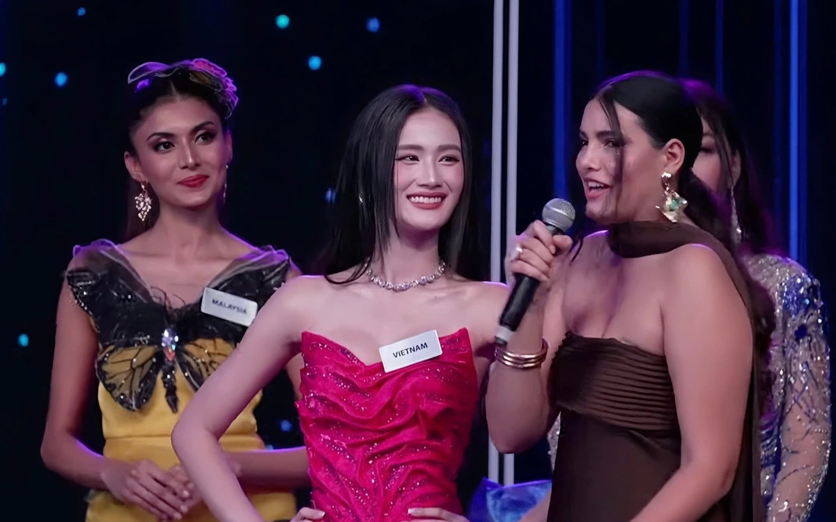 Hoa hậu Ý Nhi trượt top 8 phần thi Top Model ở Miss World 2025 hoa hau Y nhi truot top 8 phan thi top model o miss world 2025 hinh anh 5