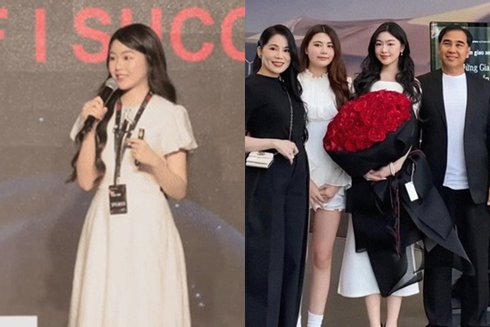 Con gái MC Quyền Linh gây bão mạng với khả năng thuyết trình tiếng anh nuột hơn hoa hậu