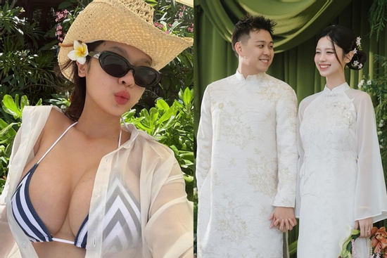 Hàn Hằng 'trượt tay' để lộ loạt hint có bầu sau 2 tháng về chung nhà với Huyme