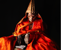 Nhục thân bất hoại của nhà sư Shinnyokai-shonin. (Ảnh: Side of Tokyo)