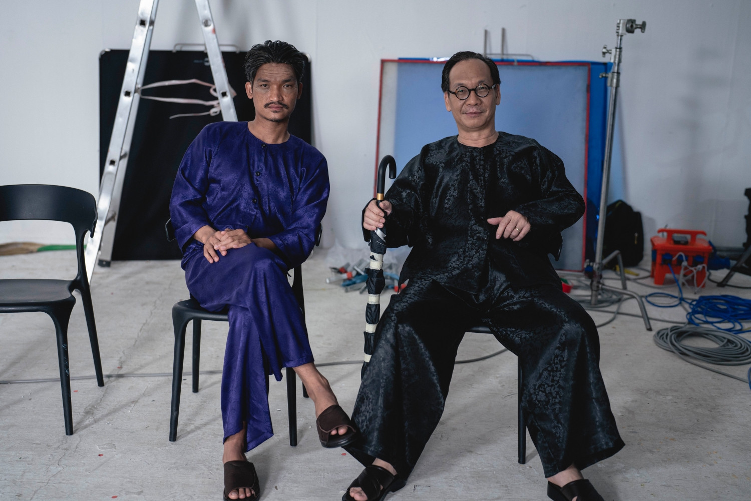 Nghệ sĩ Đức Khuê xin lỗi Mạc Văn Khoa sau mỗi cảnh đánh nhau