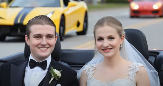 Rộ video cậu út nhà Tổng thống Donald Trump kết hôn