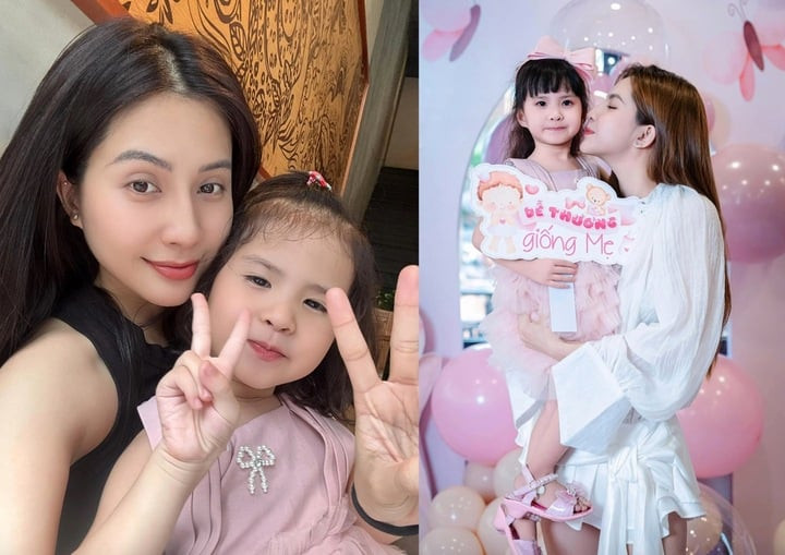 Nữ diễn viên một mình nuôi dạy con gái.