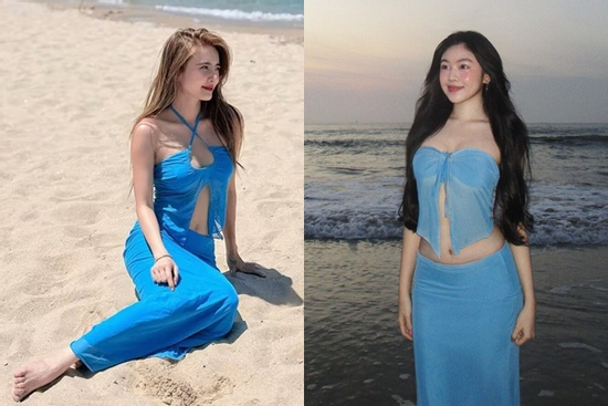 Con gái MC Quyền Linh 'đụng hàng' em gái Công Vinh, ai mặc đẹp hơn?