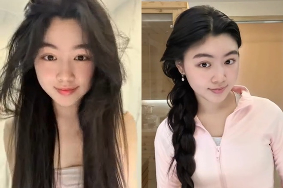 1,5 triệu người xem con gái Quyền Linh khoe cận mặt mộc khi mới ngủ dậy