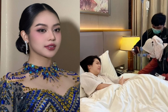 Hoa hậu Thanh Thủy nhập viện ở Indonesia