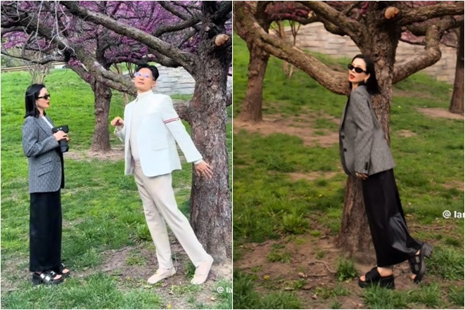 Tình trẻ thị phạm Lệ Quyên cách tạo dáng chụp hình khiến dân mạng cười ngất