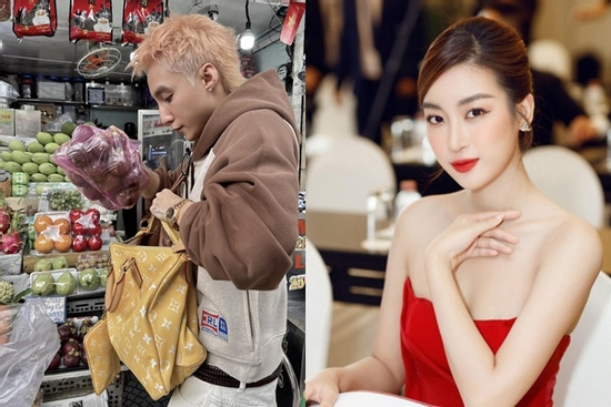 Cách nhà giàu dùng đồ hiệu: Sơn Tùng dùng túi 300 triệu đựng hoa quả