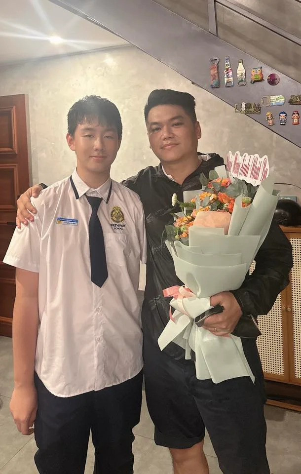 Lê Phương vừa trượt tay để lộ mối quan hệ thật giữa con riêng và ông xã Trung Kiên