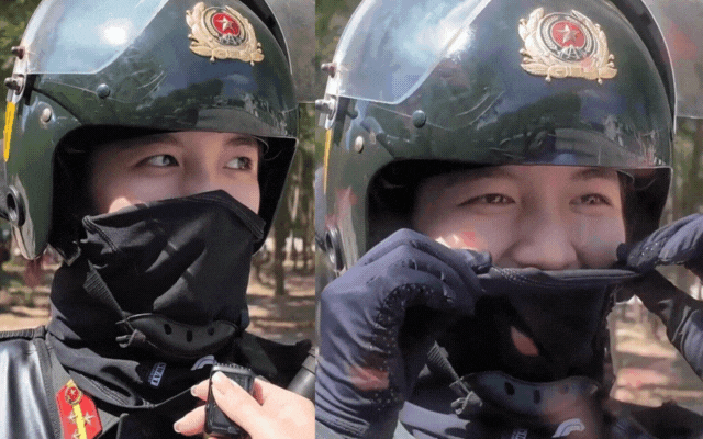 Loạt ảnh đi biển lộ body bỏng mắt của nữ cảnh sát đặc nhiệm nổi đình đám tại lễ diễu binh