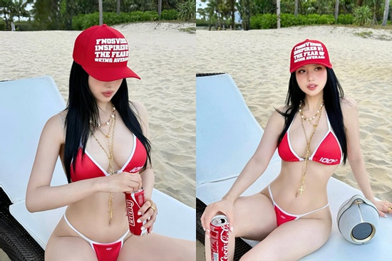 Tâm Tít diện bikini tí hon khoe body 'nuốt nuồn nuột' giữa tin đồn hôn nhân trục trặc
