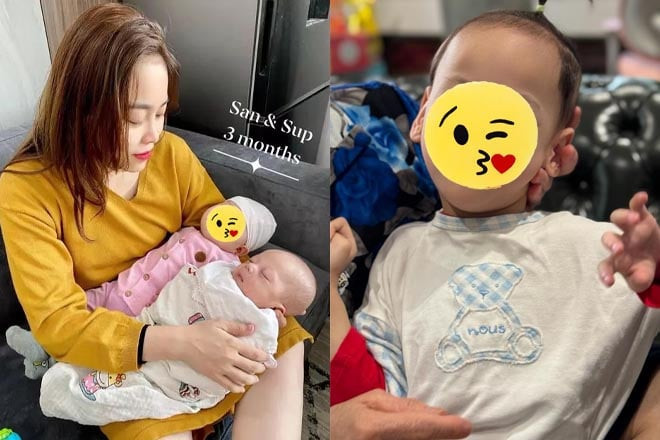 Hằng Túi hiếm hoi khoe ảnh 6 con bất ngờ nhất ngoại hình quý tử thứ 6