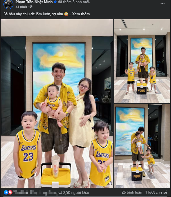 Minh Nhựa khoe sắp lên chức ông lần 4 ở tuổi 42 tiết lộ gây sốc về con gái