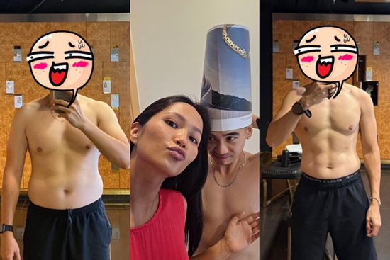 Ông xã H'Hen Niê khoe body 'hơn thua' với vợ nhưng mái tóc mới gây chú ý