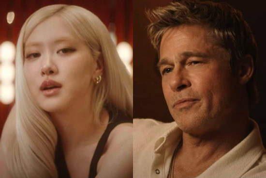 Brad Pitt xuất hiện cùng Rosé (BlackPink)