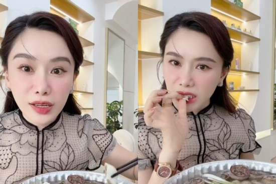 MC Anh Thơ lên tiếng về clip ăn lòng se điếu quá viral: 'Tôi không bao giờ ăn lòng xe điếu nữa'