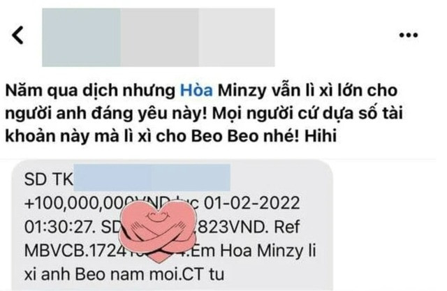 Trợ lý tiết lộ mức độ giàu 'khủng' của Hòa Minzy sau 3 năm làm mẹ đơn thân Trợ lý để lộ độ giàu khủng của Hòa Minzy sau 3 năm làm mẹ đơn thân