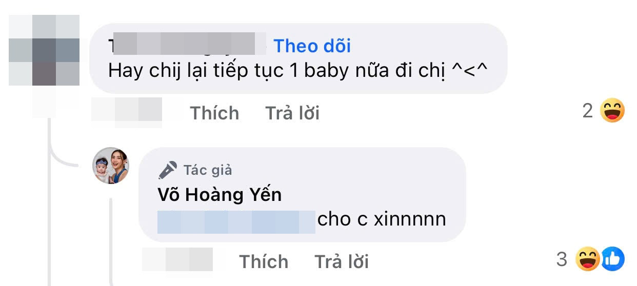 Võ Hoàng Yến mang bầu lần 2 sau 8 tháng sinh con