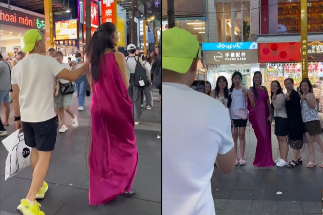 HHen Niê bầu 4 tháng bị team qua đường vây kín ở nước ngoài 1 chi tiết gây lo sợ