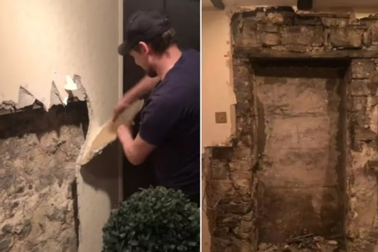 Cải tạo nhà, cặp đôi phát hiện cánh cửa 245 năm tuổi dẫn đến nơi không ai ngờ