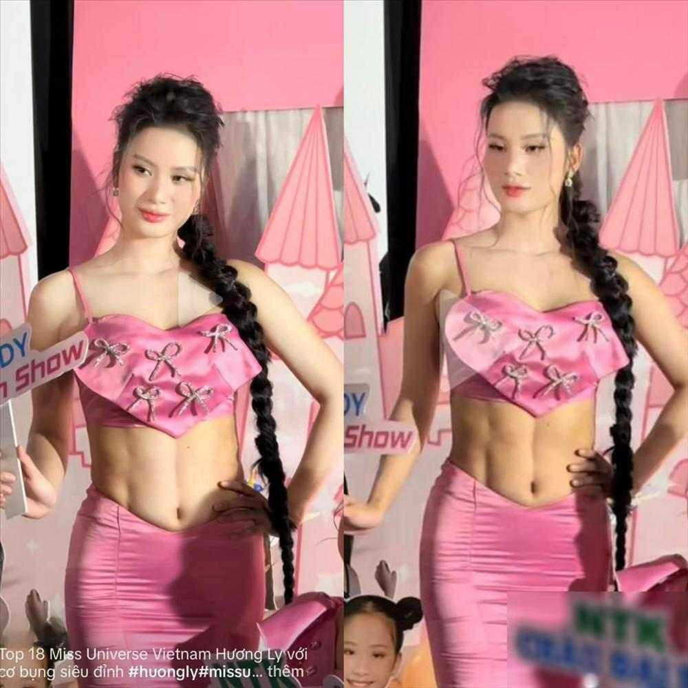 Huyền Baby mới phẫu thuật vòng 2 để có cơ bụng múi nào ra múi nấy lộ liễu