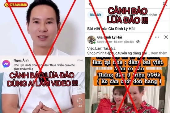 Lý Hải - Minh Hà lên tiếng cảnh báo về lừa đảo