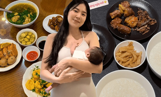MC Mai Ngọc bận rộn chăm con nhỏ, vẫn khéo léo chuẩn bị 'cơm ngon canh ngọt', bảo sao chồng doanh nhân mê mệt