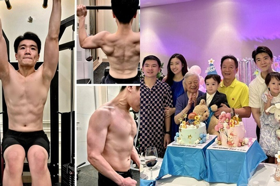 Anh chồng Đỗ Mỹ Linh - bố bỉm 3 con khoe cơ bắp cuồn cuộn chẳng thua kém mỹ nam nào