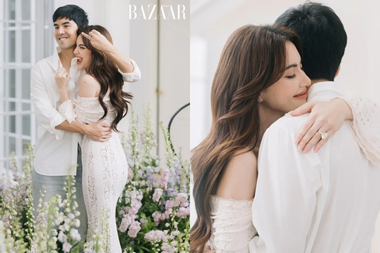 Bộ ảnh cầu hôn 'tuyệt đối diện ảnh' của Mai Davika và bạn trai hơn 9 tuổi