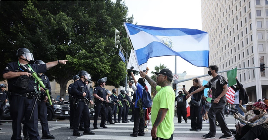 Los Angeles yên bình trở lại sau khi hàng trăm người bị bắt