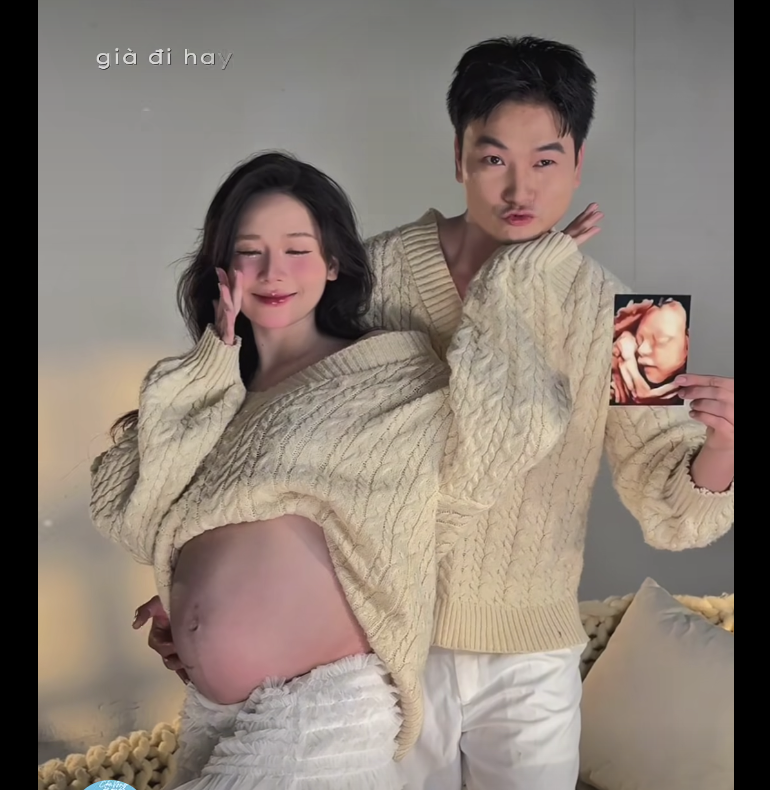 Nam diễn viên VFC khoe lên chức bố, diện mạo vợ bầu mới gây chú ý - Ảnh 2.