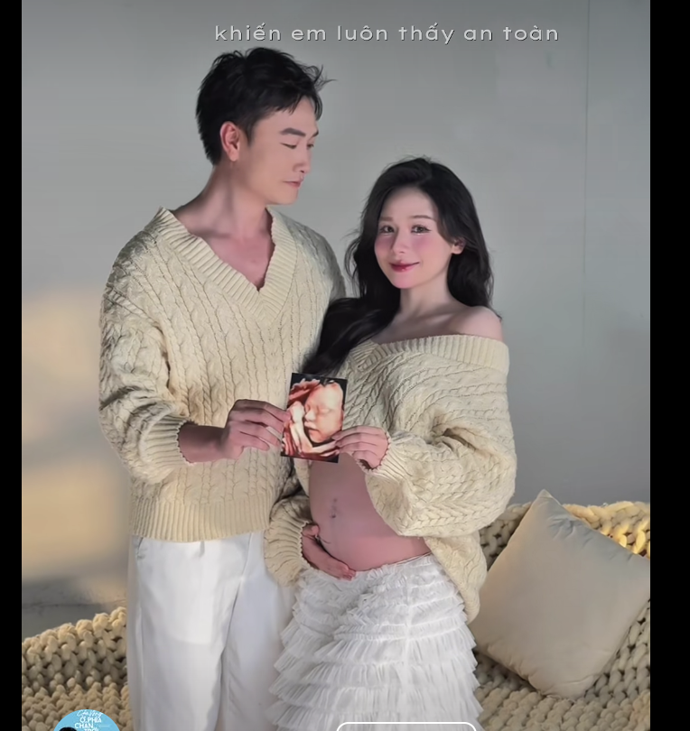 Nam diễn viên VFC khoe lên chức bố, diện mạo vợ bầu mới gây chú ý - Ảnh 3.