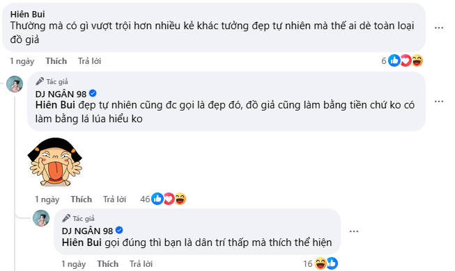 Ngân 98 Đáp Trả Gây Sốc Khi Bị Mỉa Mai Ngoại Hình 'Toàn Đồ Giả' 2 Ngân 98 Đáp Trả Gây Sốc Khi Bị Mỉa Mai Ngoại Hình Toàn Đồ Giả