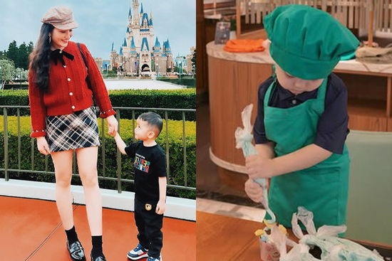 Quý tử 4 tuổi nhà ông chủ Saigon Square hiếm hoi lộ diện, sống chuẩn rich kid từ tấm bé
